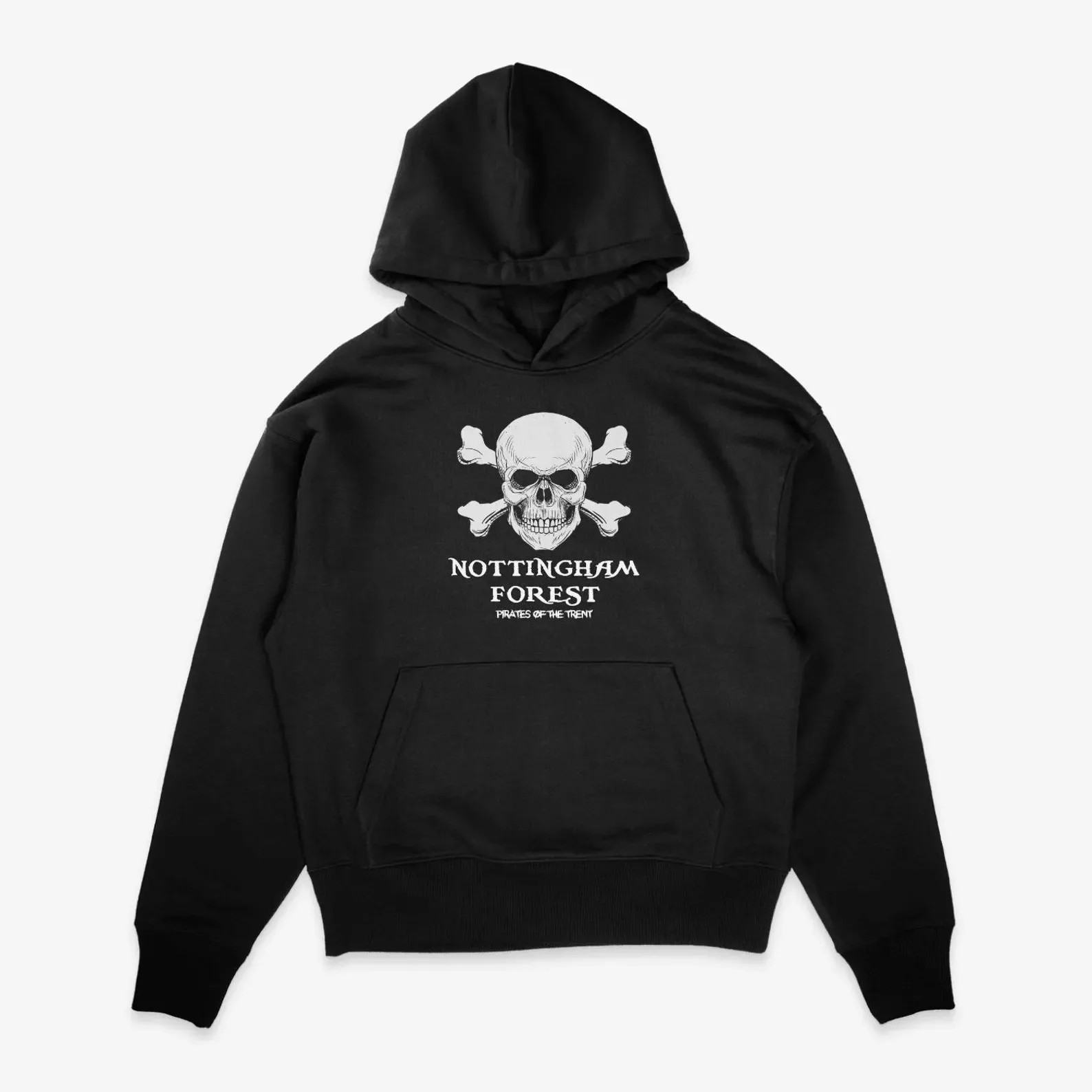 

Autumn and Winter "Nottingham Forest Pirate Vibe" Retro - Trendy Cotton Hoodie, Stylish Football - Culture Sweatshirt