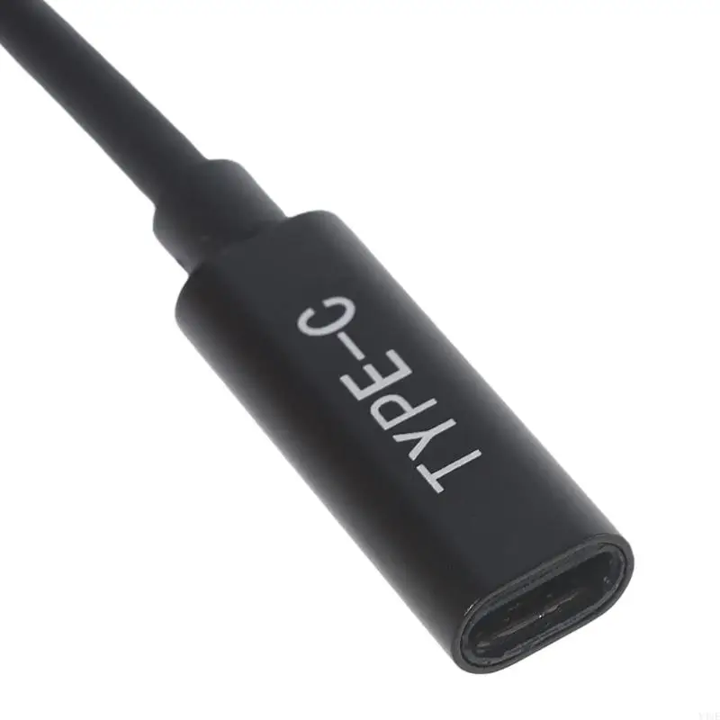 Y4Ue Black Typ C Weiblich für 4.0x1.7mm 20 V für Laptop -Ladekabel