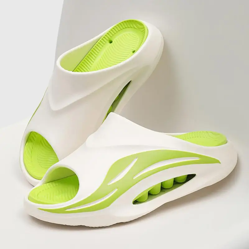 2025 neue Männer Massage Hausschuhe Slides Indoor Outdoor Sandalen Strand Casual Schuhe Bequeme Sohle männer Hausschuhe Große Größe 36-45