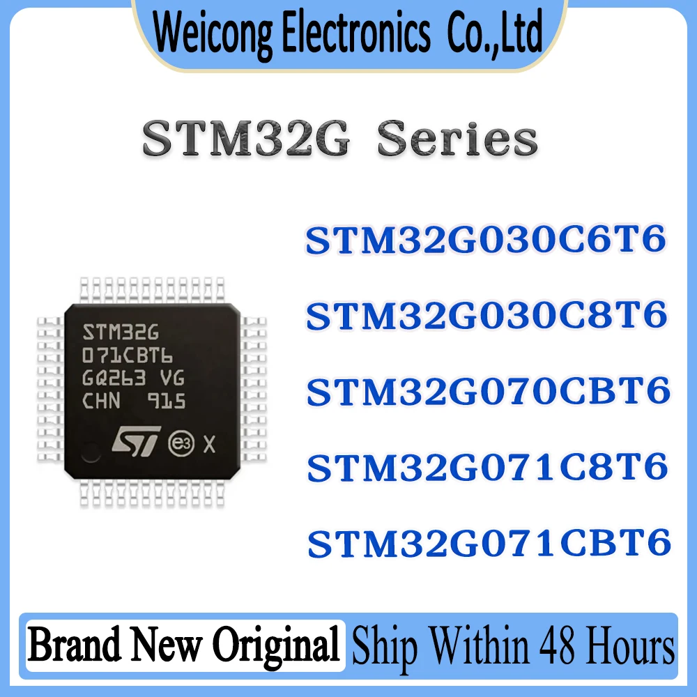 STM32G030C6T6 STM32G030C8T6 STM32G070CBT6 STM32G071C8T6 STM32G071CBT6 STM32G030 STM32G070 STM32G071 STM32G STM32 STM IC MCU Chip