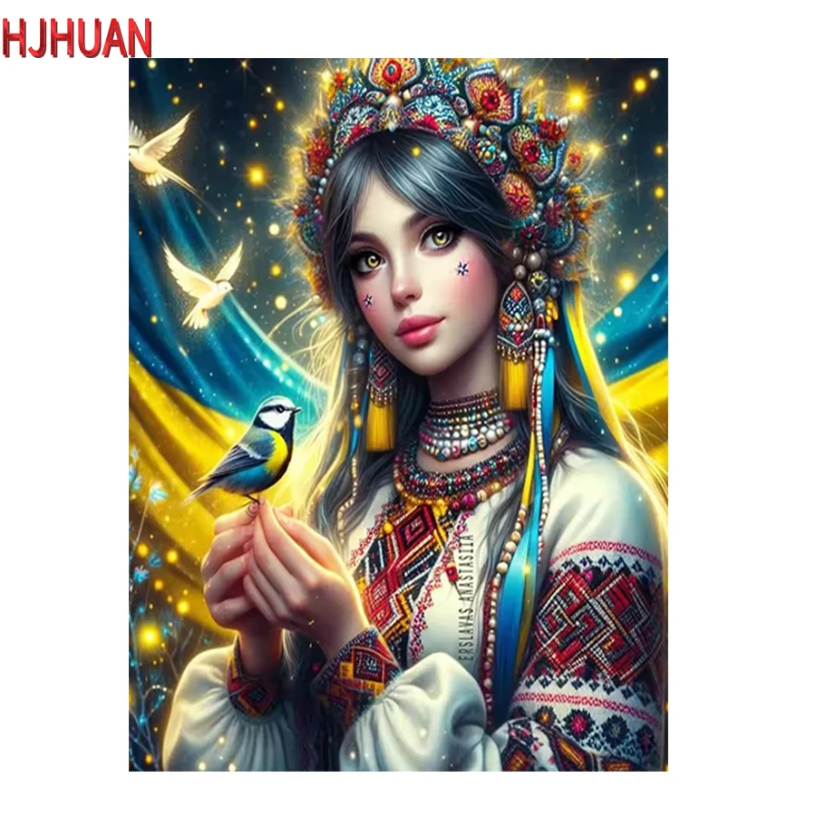 

DIY 3d полная алмазная живопись Абстрактное искусство женщина портрет Мозаика полная круглая/квадратная вышивка крестиком Мозаика украшение дома настенная паста