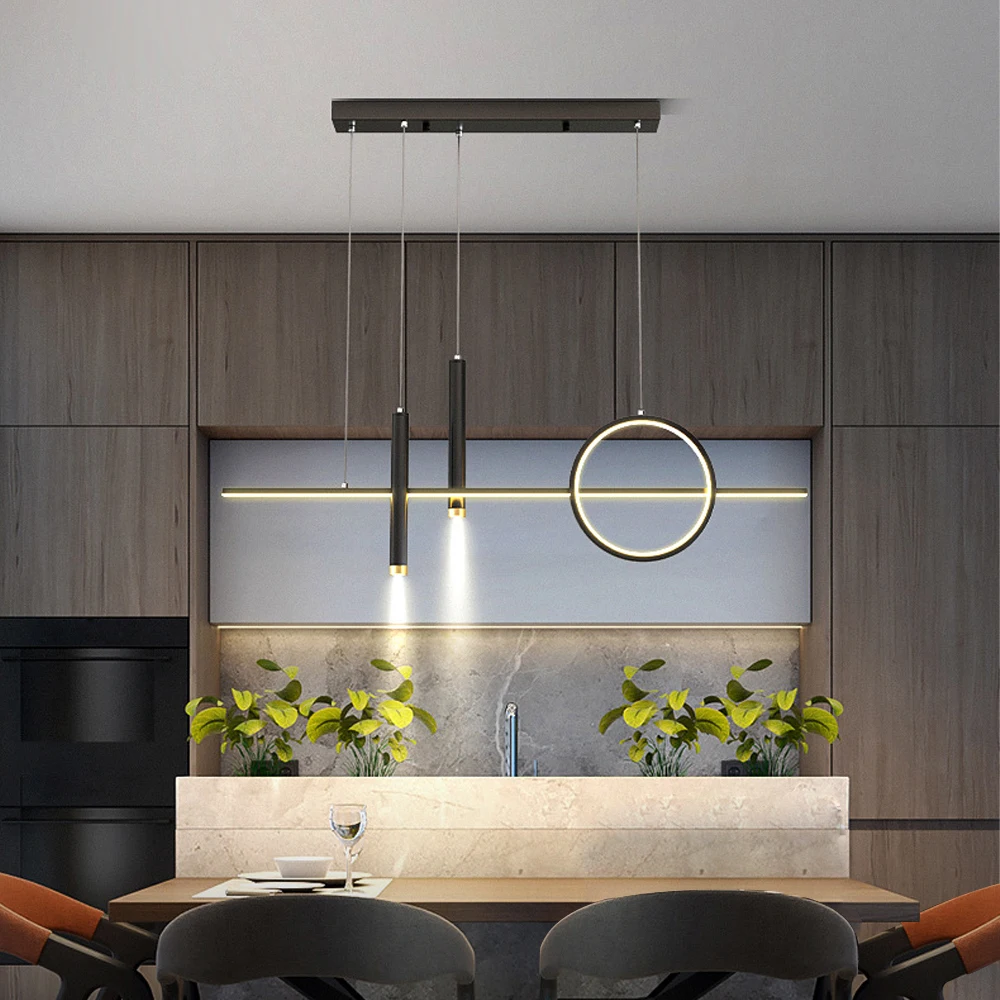 Imagem -03 - Modern Led Lâmpada Pingente Cozinha Sala de Jantar Led Lustre para Casa Decoração Teto Spotlight Pingente Iluminação Fixture