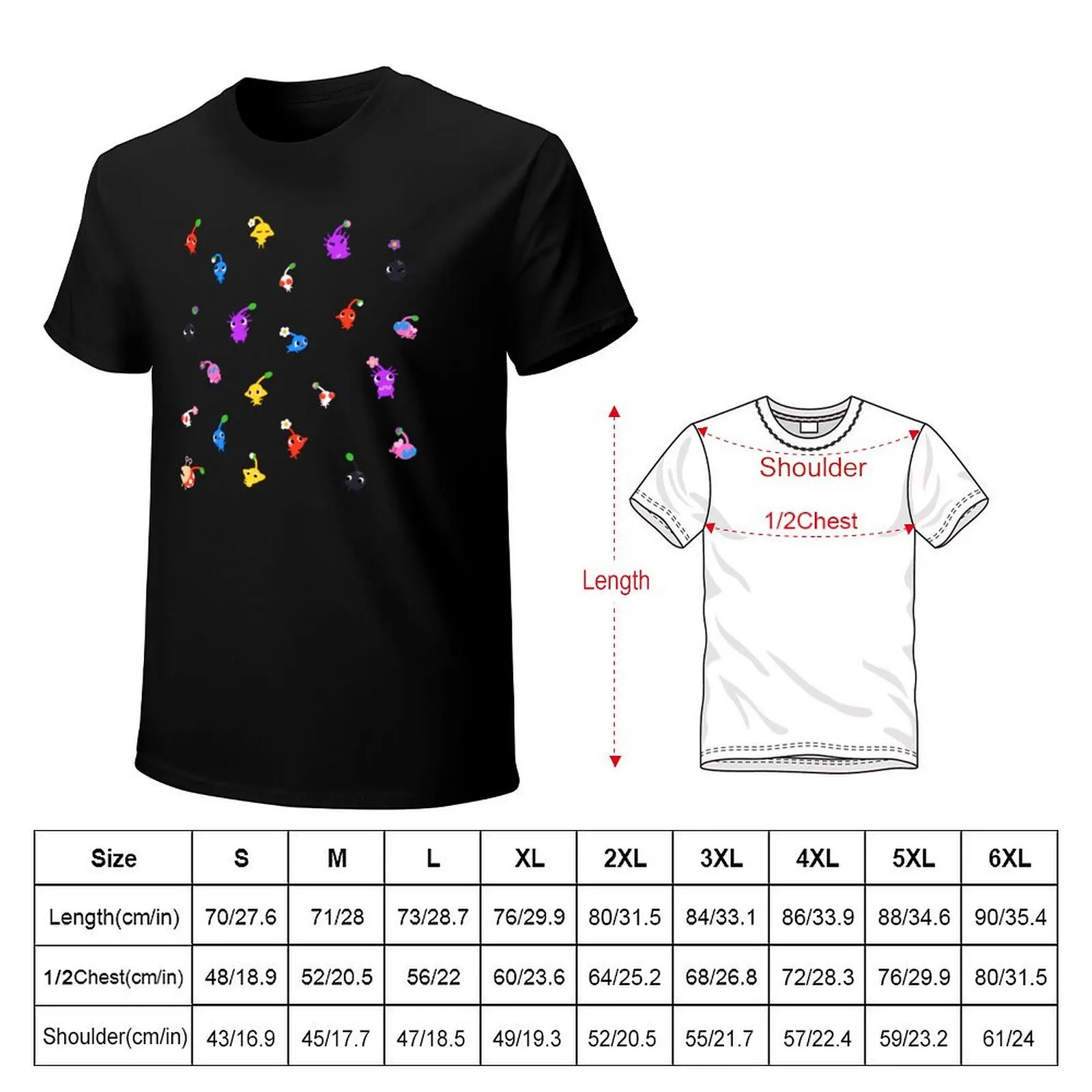 Little Pikmin T-Shirt Gym Exercise Short Sleeve T-Shirt