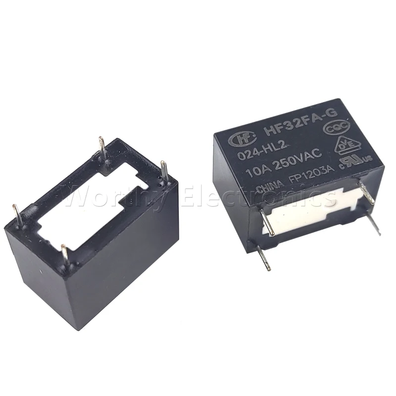 Gratis Pengiriman 10 Pcs/lot High Quality Control Relay Relay HF32FA-G-012-HSL1 12V HF32FA-G-024-HL2 24V 10A 4PIN