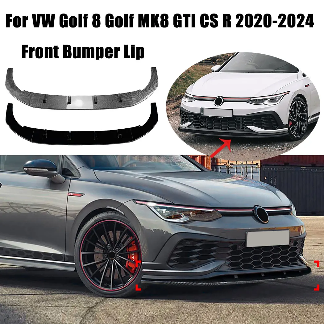 

Передний спойлер для бампера VW Golf 8 Golf MK8 GTI CS R 2020-2024