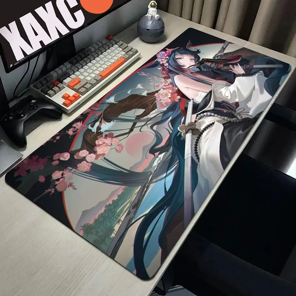 

Игровой коврик HYBXAXC Fashion Hot Pretty Girl Mio Top Video Game Arknights, большой, XXL 900X400, для геймеров, для компьютерного стола