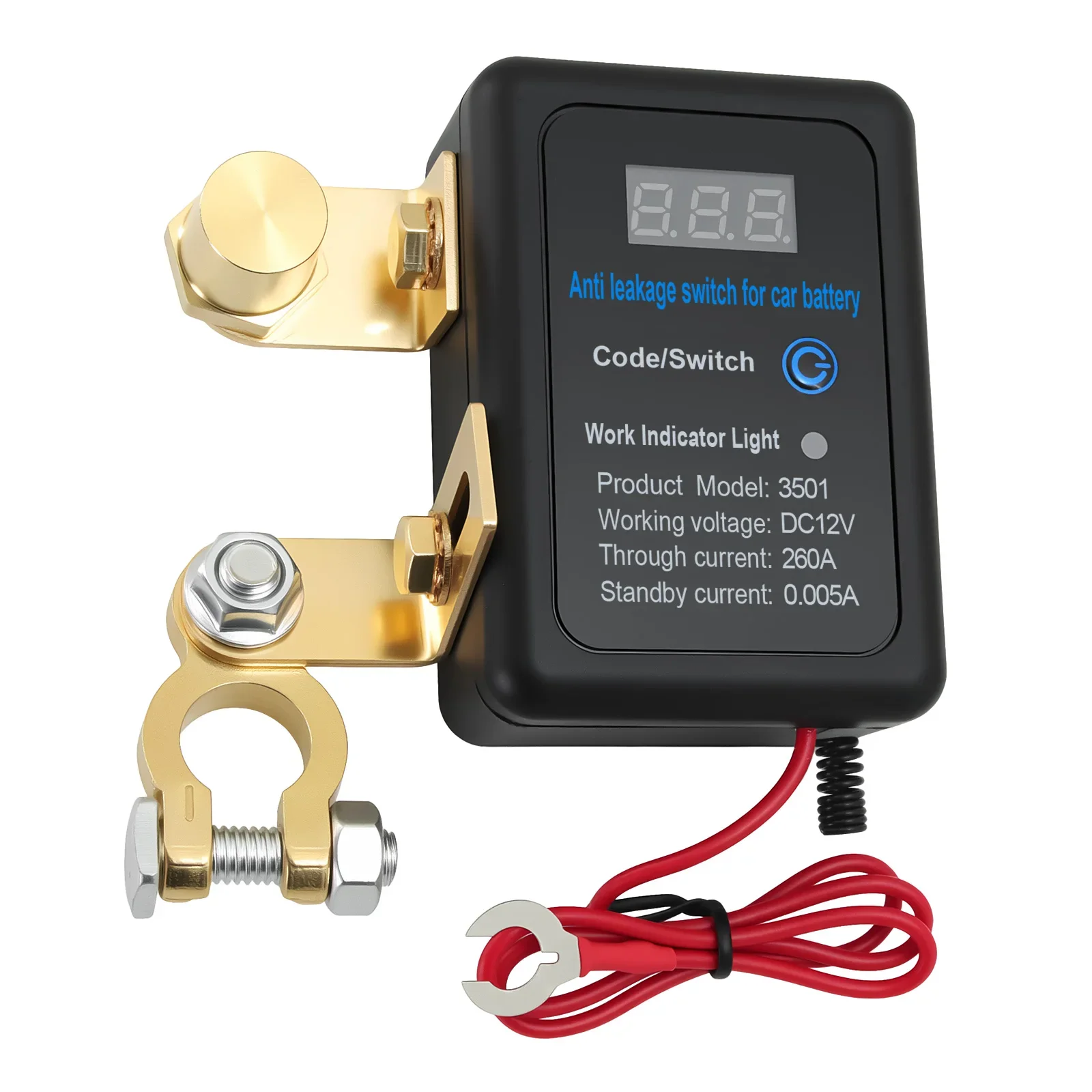 DC 12V Auto-Abschaltschalter 260A Batterie-Trennschalter mit Fernbedienung und LED für LKW – Detail 17