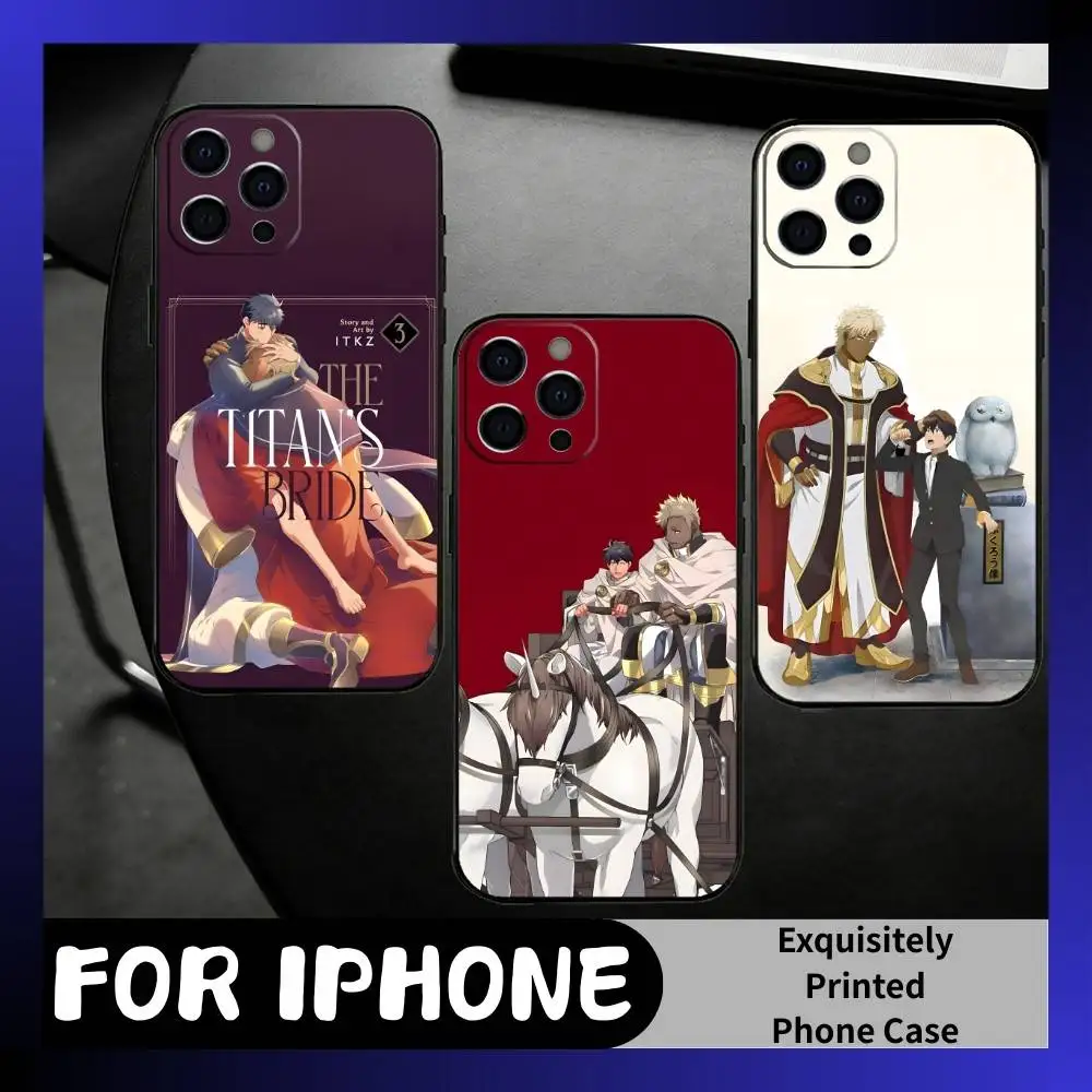 

Boys Love Anime The Titan-s B-Bride Phone Case For iPhone17,16,15,14,13,12 Plus,Max Soft Silicone Black Cover