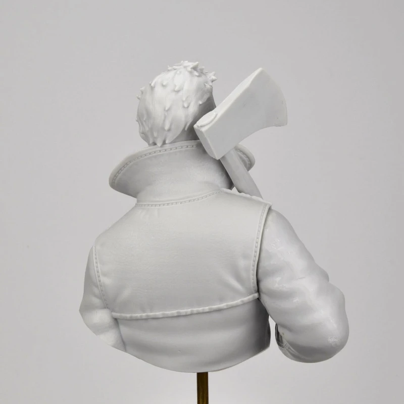 Kit de modèle de buste en résine moulée sous pression, échelle 1/10, Statue du bûcheron, non assemblée et non peinte