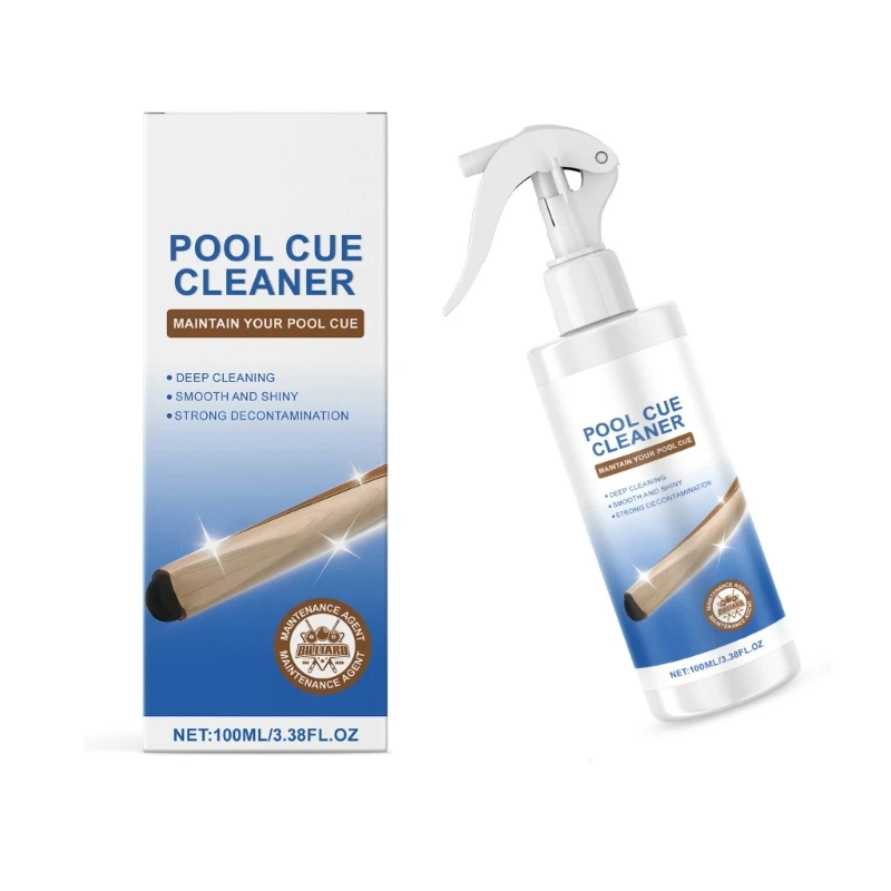 Billiards Cue Cleaner Shaft Conditioner Powerful Stain Removal Sprays 100ml