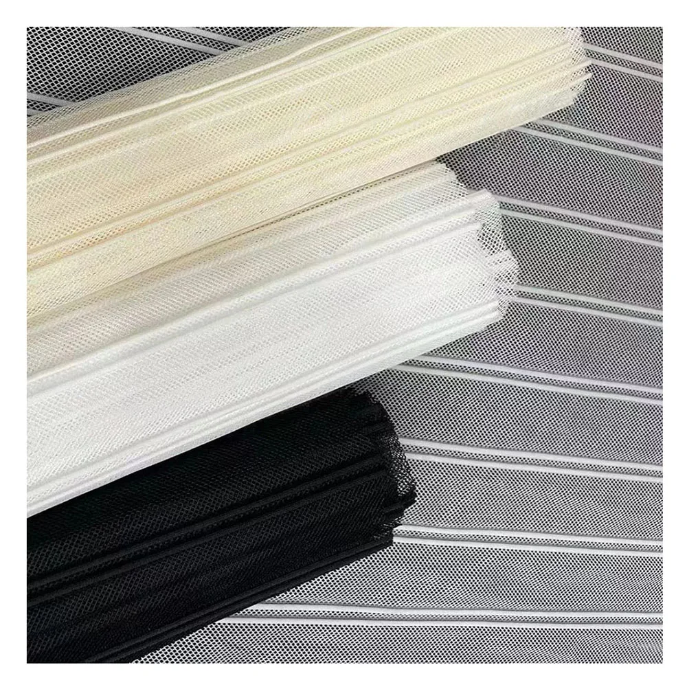 

3D Striped Knitted Mesh Fabric,New Fashion Designer Cloth,See-Through Blouses,Sportswear Coat Handmade Sewing,Fancy Net Cloth