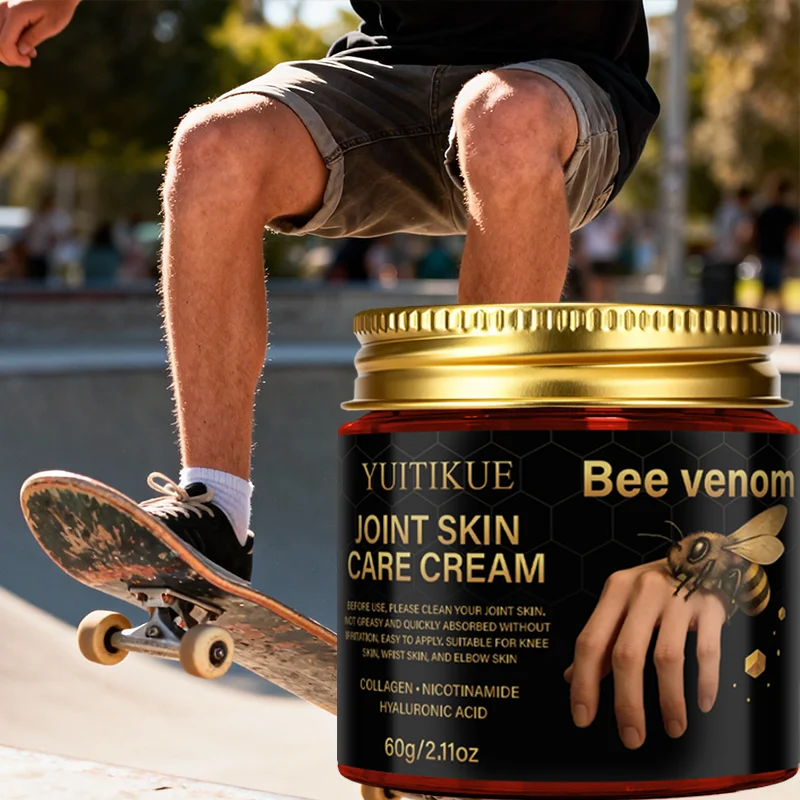 Creme Corporal de Veneno de Abelha YUITIKUE, Fórmula Suave e Não Pegajosa, Rápida Absorção para Cuidados Diários com a Pele