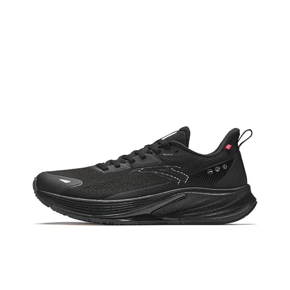 

Anta Rocket 6.0 Cushioning Slip Resistant Low top Running Shoes Men's Black 112445581-9