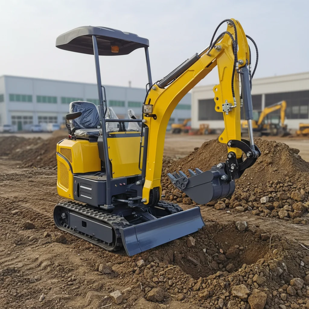 

Customized Small Mini Excavator Hydraulic Crawler Digger High Efficiency Garden Machine