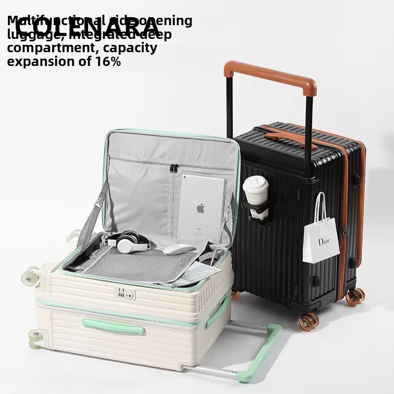 COLENARA Luggage Travel Bag Men Boarding Box Women Trolley Case 20