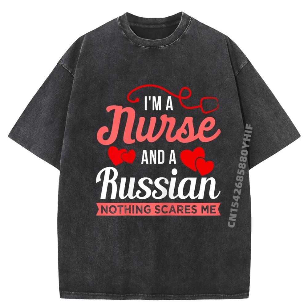 

Русская медсестра, медицинский помощник, доктор, свободная идея подарка, футболки с графическим рисунком, женские футболки, топы, мужская потертая футболка для отдыха