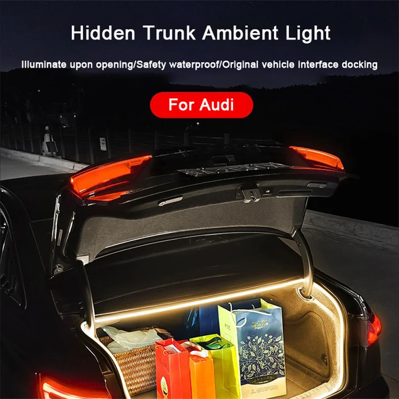 Für audi a4l 2006-2013 a6l 2008-2015 Kofferraum aufhellende Beleuchtung Atmosphäre Licht Innen modifikation dekorative LED-Licht