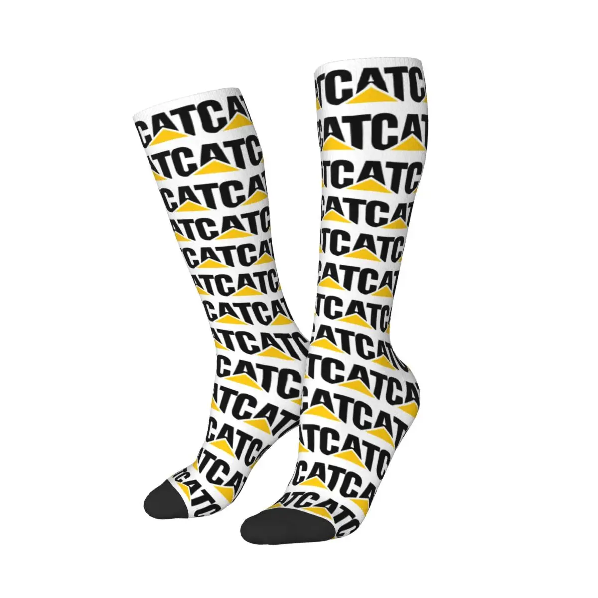 Cat-caterpillar Logo Socks Harajuku Super Soft Stockings All Season Long Socks Accessories for Unisex Gifts