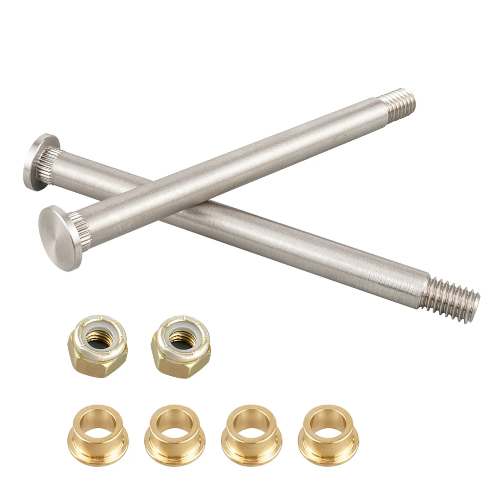 Kit de Reparación de Pernos y Bujes de Bisagra de Puerta para Camionetas Ford F100 F150 F250 F350 1973-1979, Piezas para Puerta Delantera Izquierda y Derecha