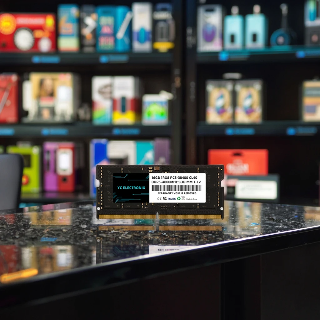 YC ELECTRONIX ВЫСОКОСКОРОСТНАЯ ПАМЯТЬ ДЛЯ НОУТБУКА SODIMM DDR5 4800 5600 8 ГБ 16 ГБ
