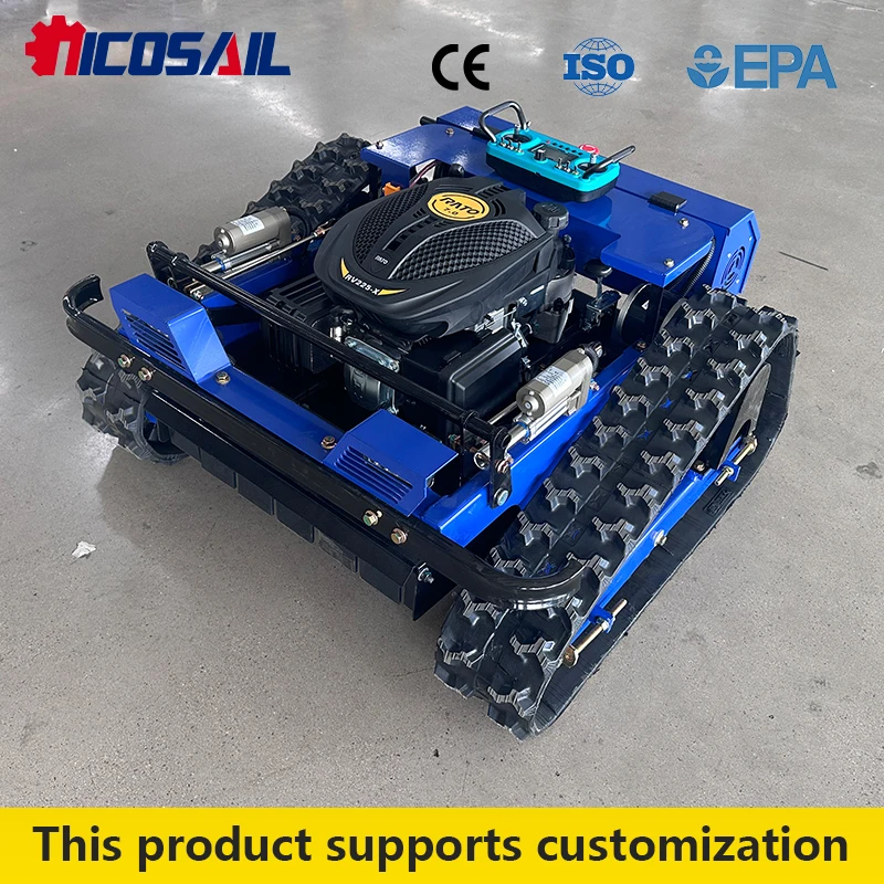 

QL500 Remote Control Lawn Mower 500mm Cutting Width 20-150mm Height Crawler Mower - Limited Time Discount