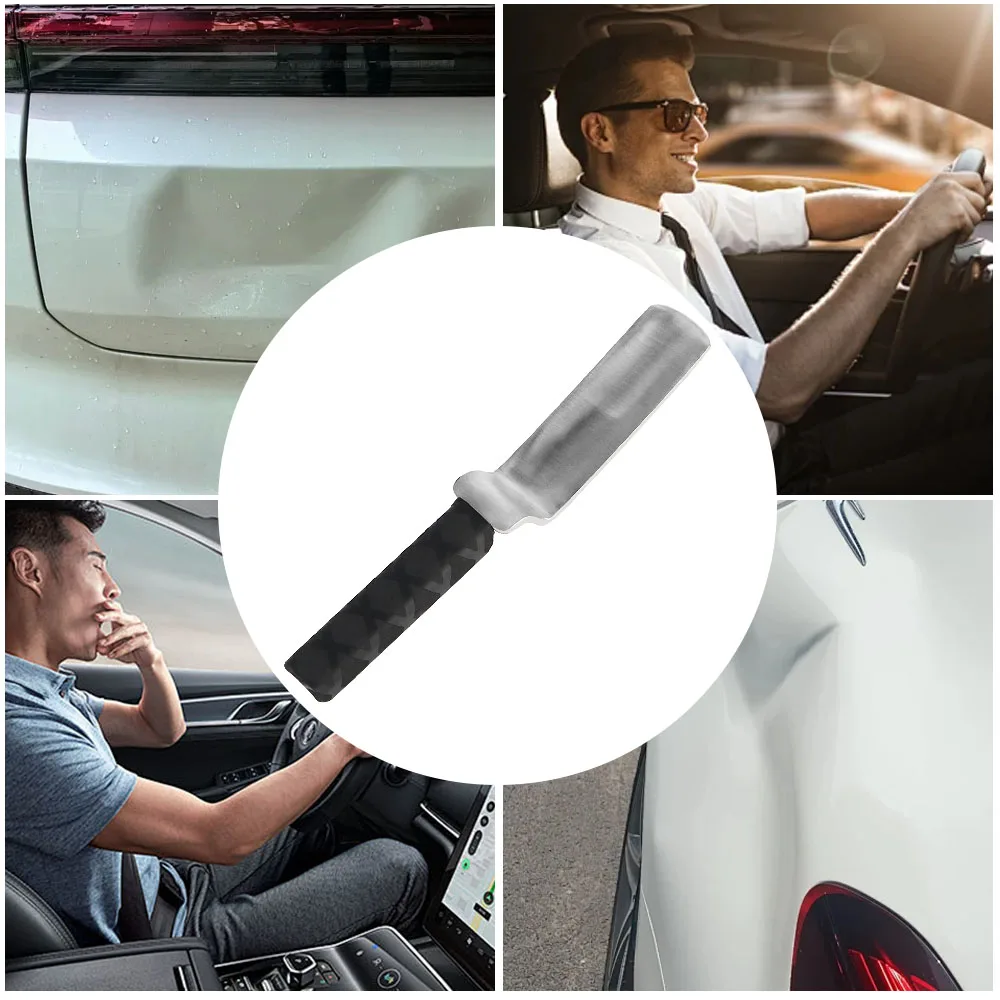 Paintless Dent 수리 노크 패드 자동차 덴트 수리 도구 Z 형 고무 핸들 레벨링 플래핑 패드 바디 덴트 제거
