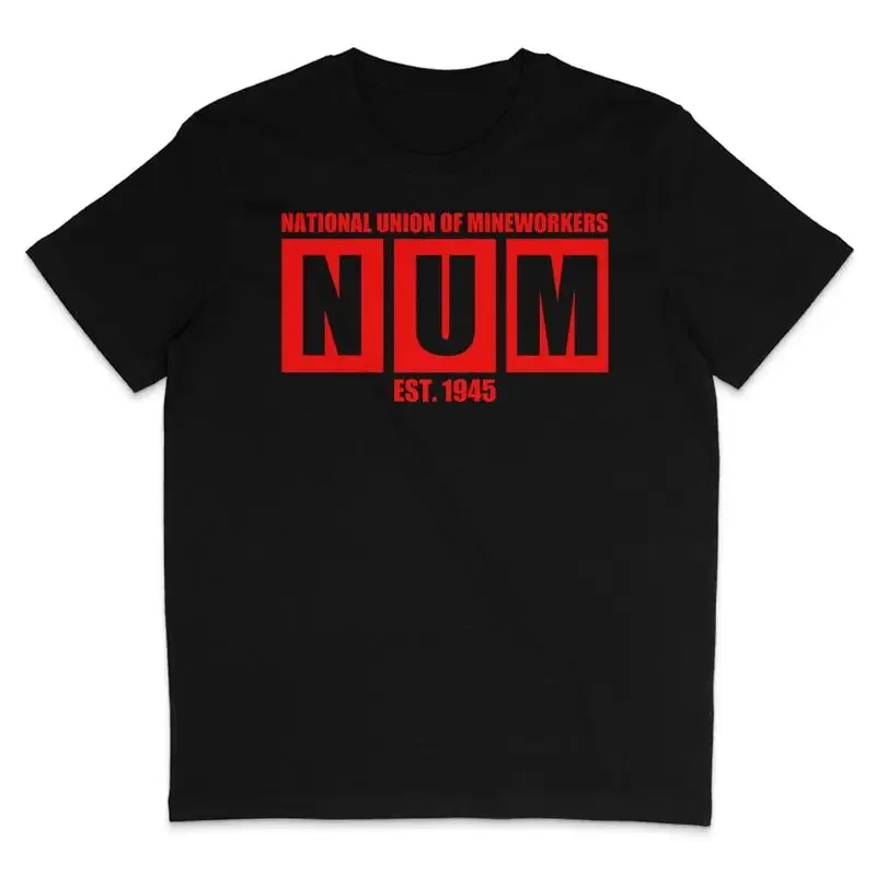 Num National Union Of Mineworkers Organic T Shirt Miners' Strike