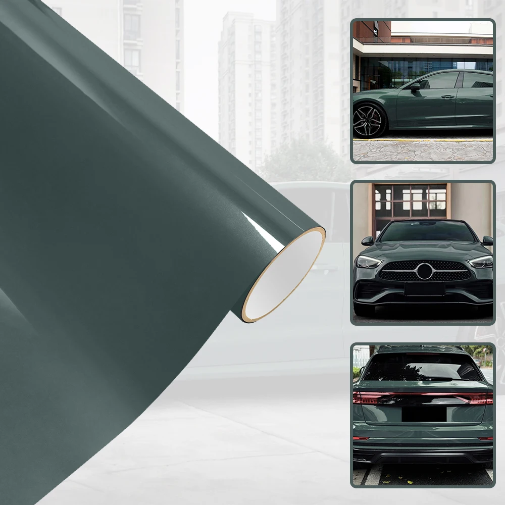 

Premium Eucalyptus Green Color Modify Car Air Release Film Vehicles Hood Adhesive Vinyl for Auto Motorcycle Body Film Cover
