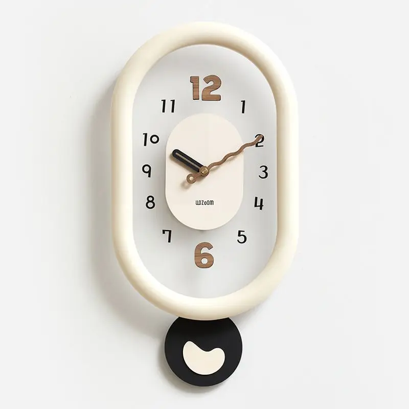 Acrylic Frame Free Punching Living Room Wall Clock Light Luxury Creative Wall Decoration When Hanging The Wall Clock