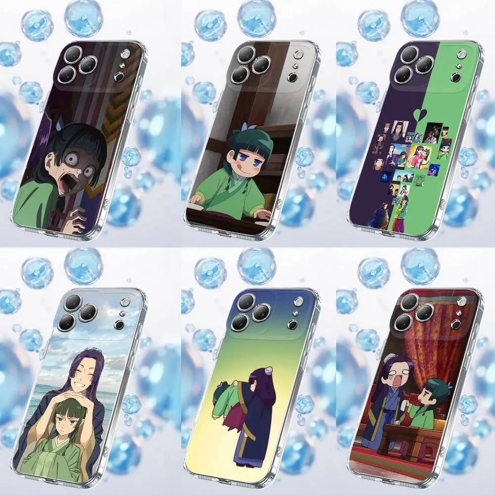 

A-Apothecary Diaries MaoMao Funny Phone Case For iPhone 17,16,15,14,13,12,11 Plus,Pro,Max,Plus,E,SE4,Air,Mini Transparent