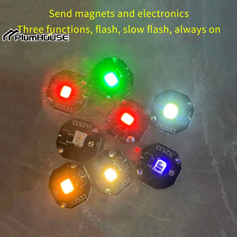 Inventive LED Luminous Toy Lamp Accessory Featuring 3-mode Magnetron, Magnetic Core