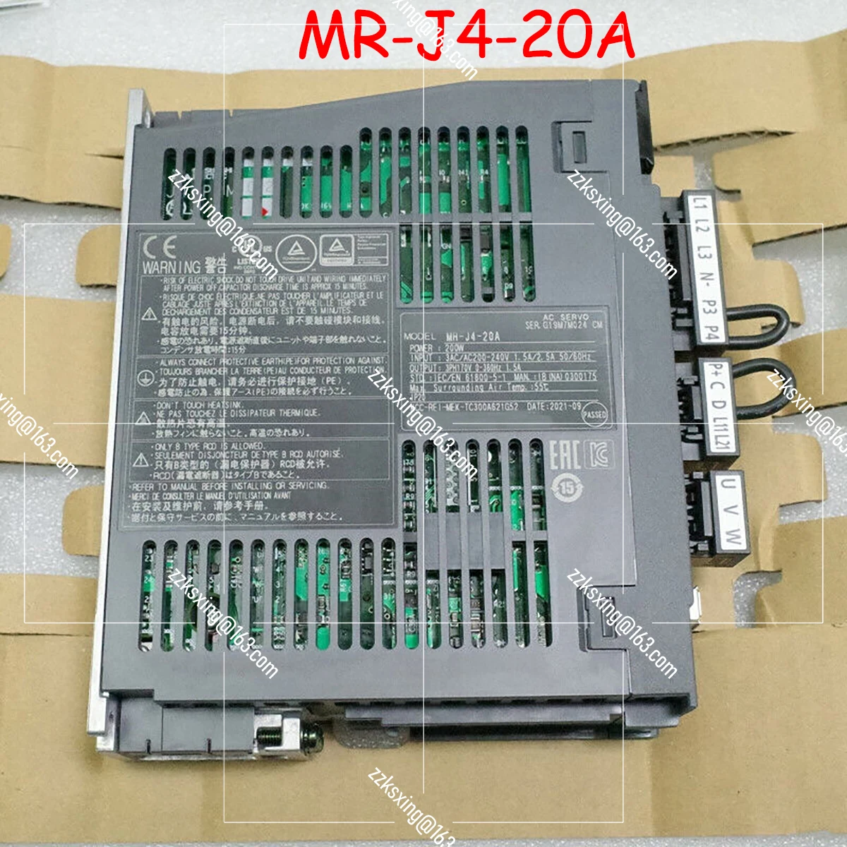 Gloednieuwe MR-J4-20A Originele Servo Driver