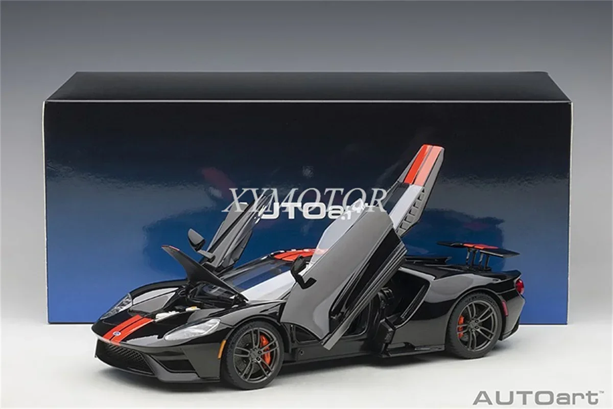 

AUTOart 1/18 для FORD GT 2017 литые модели автомобилей, детские игрушки, подарки, черные ХОББИ, демонстрационные украшения, коллекция