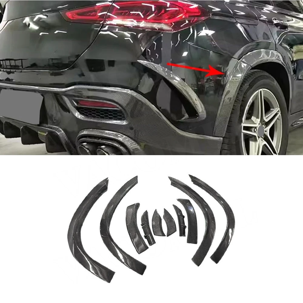 

VACOMUL Carbon Fiber Fender Wheel Eyebrow Protector Wheel Arch Trim Strip For Mercedes Benz GLE Class W167 GLE Coupe 2020+