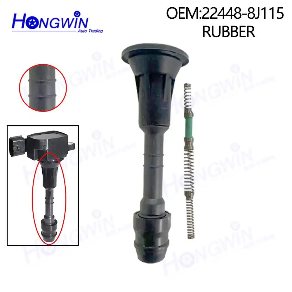 22448-8J115 224488J115 UF349 Ignition Coil Rubber For Nissan Altima Maxima Pathfinder Quest Xterra Frontier 3.5L Infiniti I35