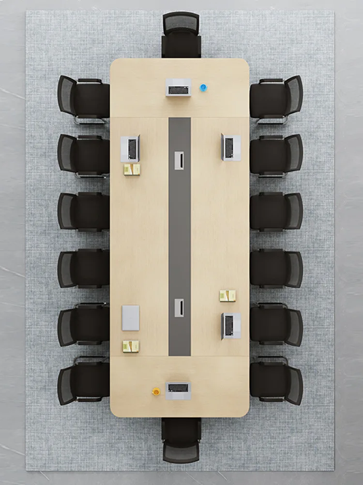 Conference table, simple, modern, office, strip, workbench, negotiation, training