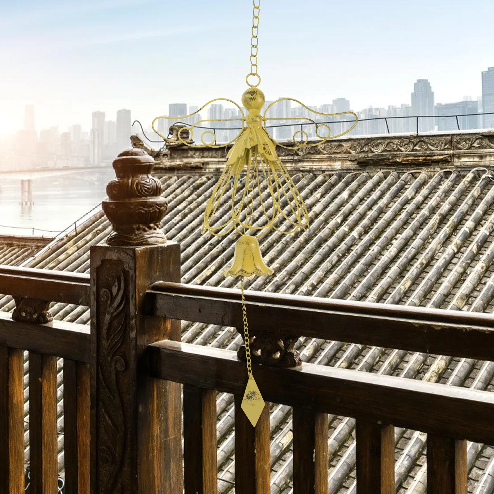 

Vintage Wind Chime Bird Song Bell Decor Outdoor Garden Decorative Iron Chimes for Outdoors