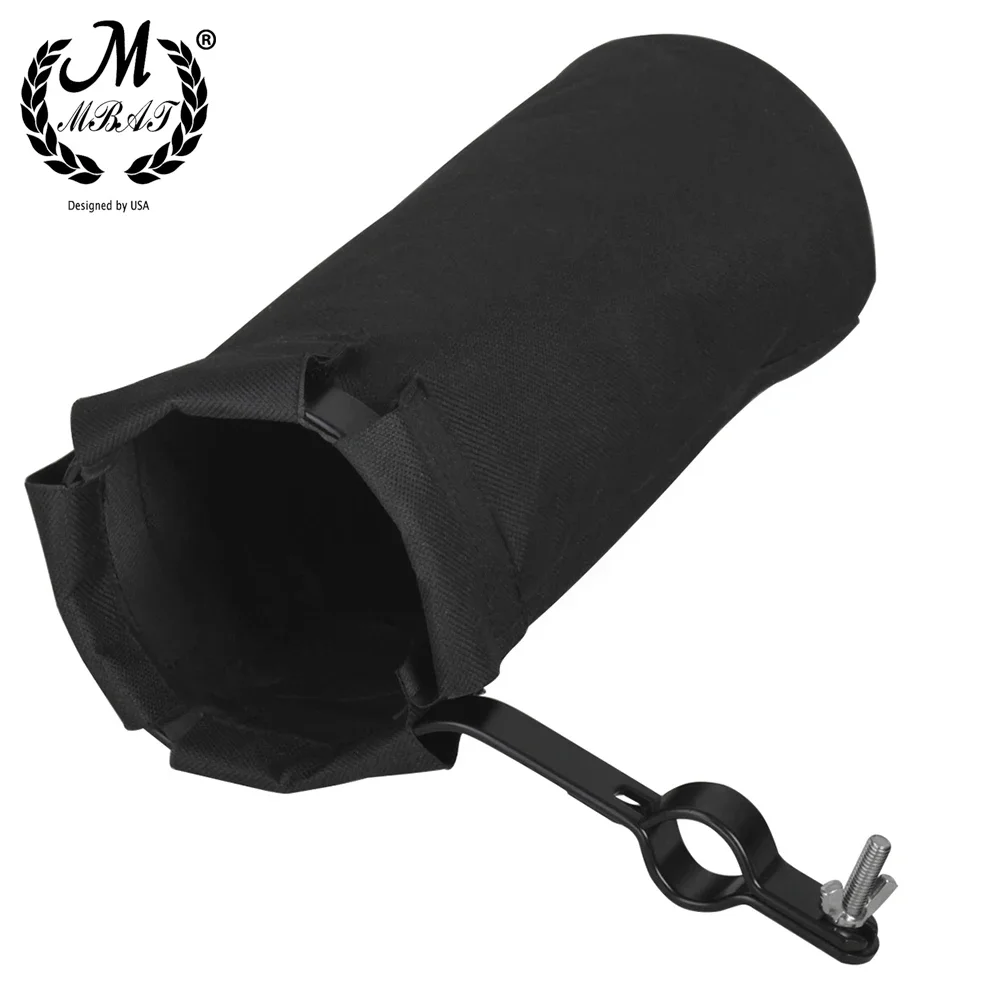 Cylindrical Drumstick Bag – Adjustable Oxford Fabric Stick Holder Portable Drum Accessory for Stand Mounting & Easy Stick Access