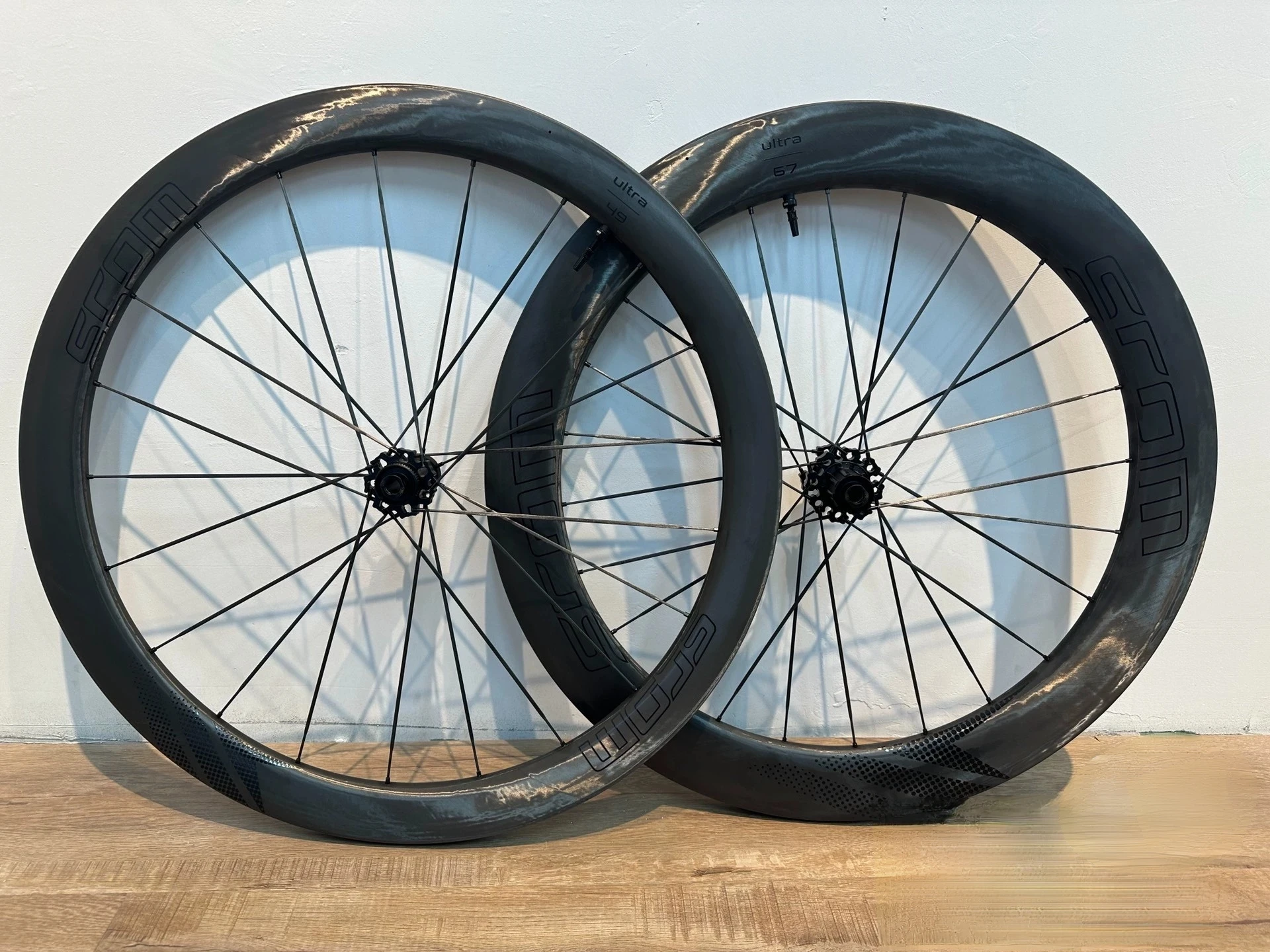 SCOM ULTRA road wheelset 49/67mm 45/45mm 67/67 Disc Brake Competitive Road Bike Carbon Wheels ST-01carbon Bicycle wheelset spoke
