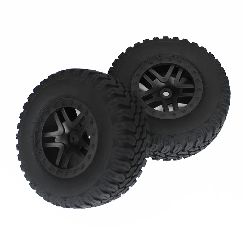 Genuine Austar 1/10 Short Course Truck Tires 4PCS - Compatible with VKAR, Hongqi 727, TRAXXAS Slash, Mountain Mouse, Aostar RC C