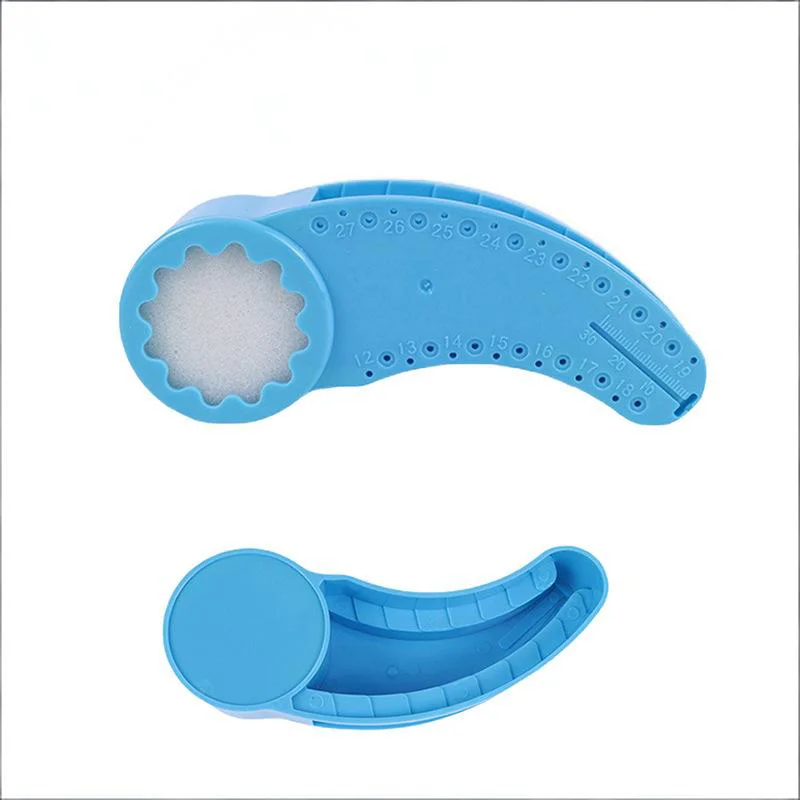 

1pc Dental Root Canal Measuring Stand Horn-shaped with Cleaning Storage Measuring Scale Dental Root Canal Disinfection Box