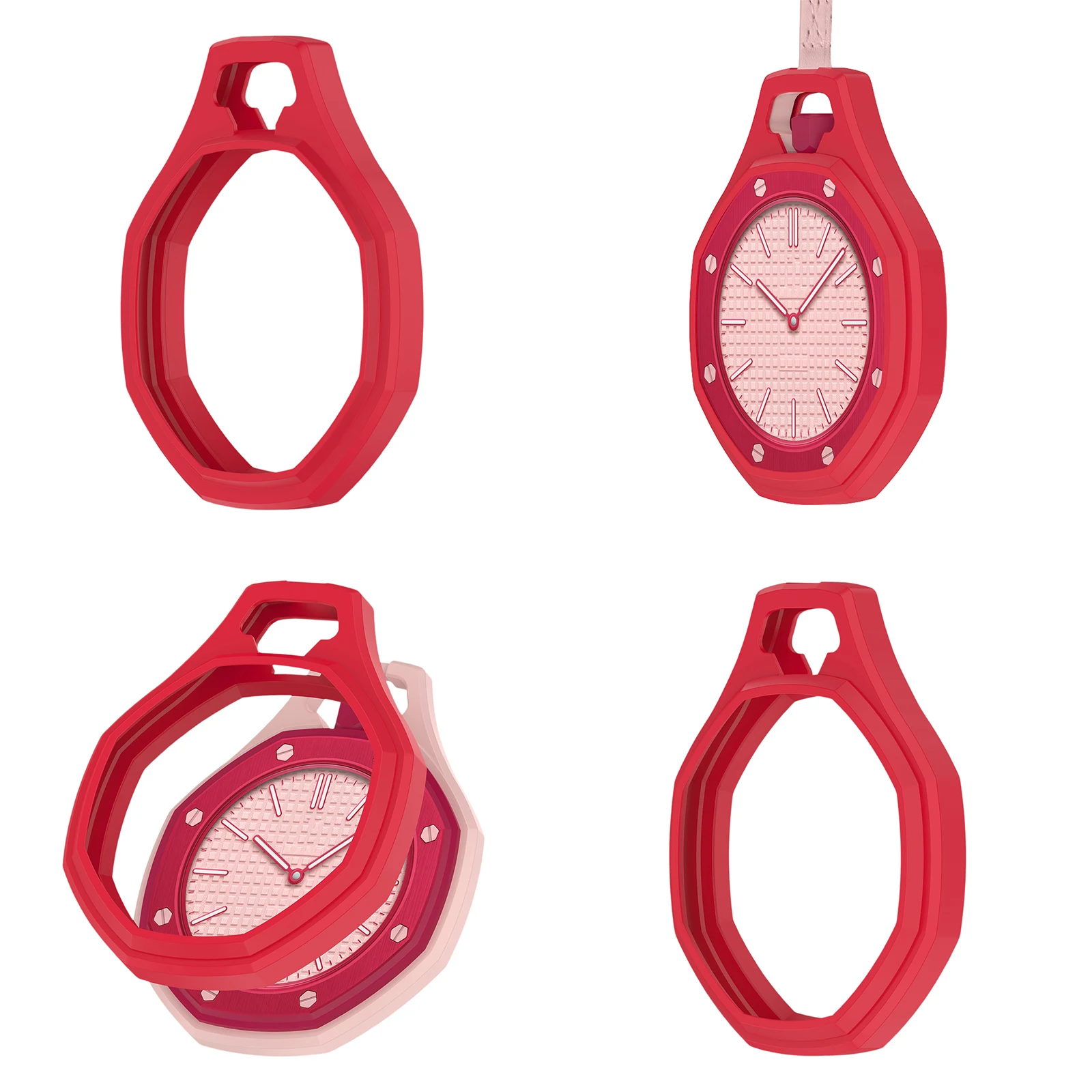 Silicone Case For Swatch Royal Pop Modification Refit Frame Cover Flexible Cover Protective Frame Shell for Royal Pop Watches view 4