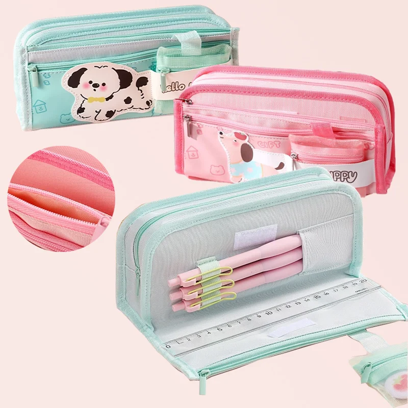 

Pencil Bags Wear-resistant Easy To Carry for Storing Stationery Office Supplies Paintbrushes Makeup Brushes Toiletries