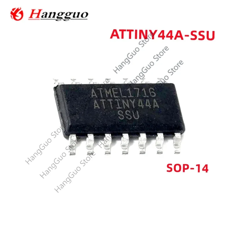 

10 шт./лот, оригинальный ATTINY44A-SSU ATTINY44 SOP-14, микросхема лучшего качества