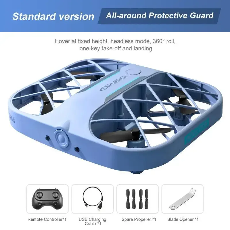 JJRC H107 Mini Drone Dron 8K 4K Quadcopter con fotocamera trasmissione in tempo reale Mini Pocket UFO piccolo telecomando aereo giocattolo ragazzo