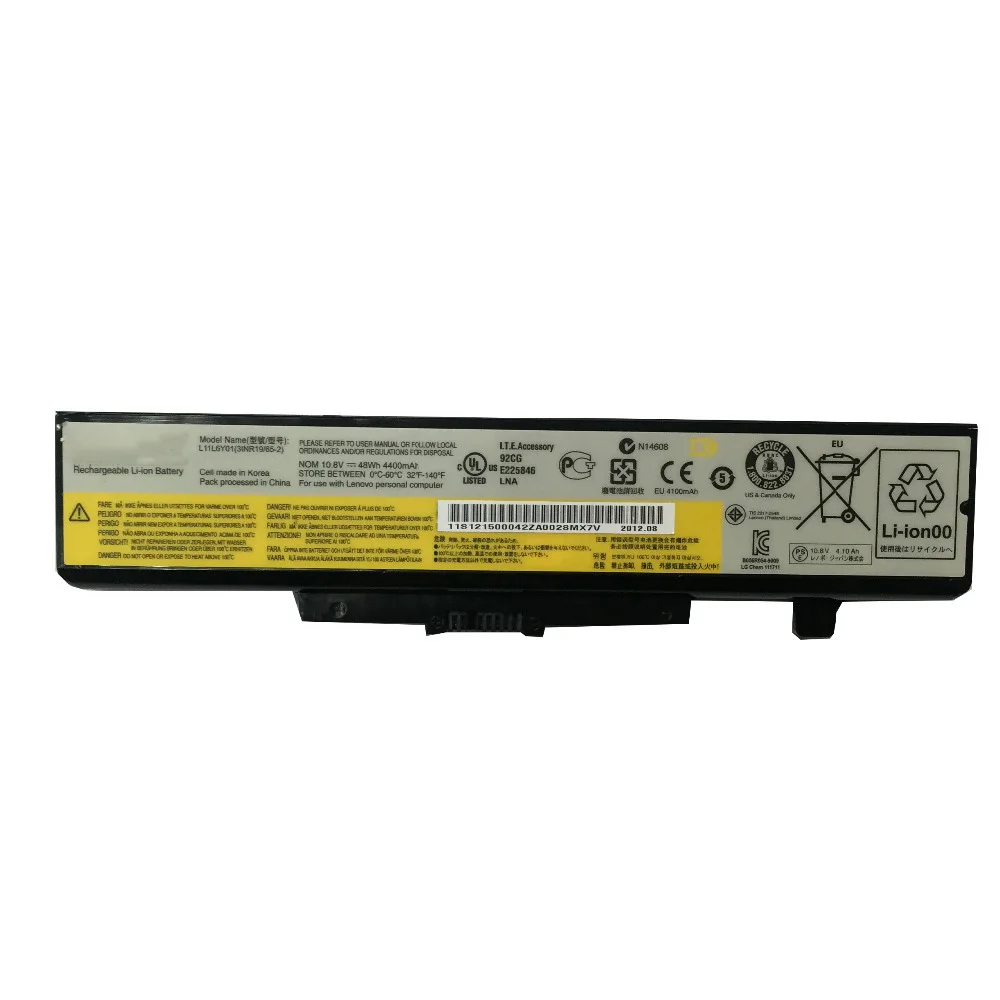 10.8V 48WH Original Laptop Battery for  Lenovo IdeaPad B560A Y460 Y460A Y560 V560A L09N6D16 57Y6440 L09S6D16