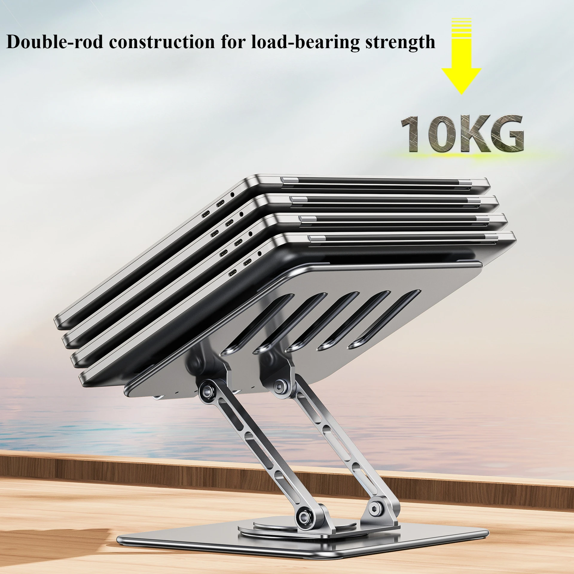 Rotatable Laptop Stand Aluminum Notebook Support Computer Bracket Holder Accessories Portable Foldable Stand For PC