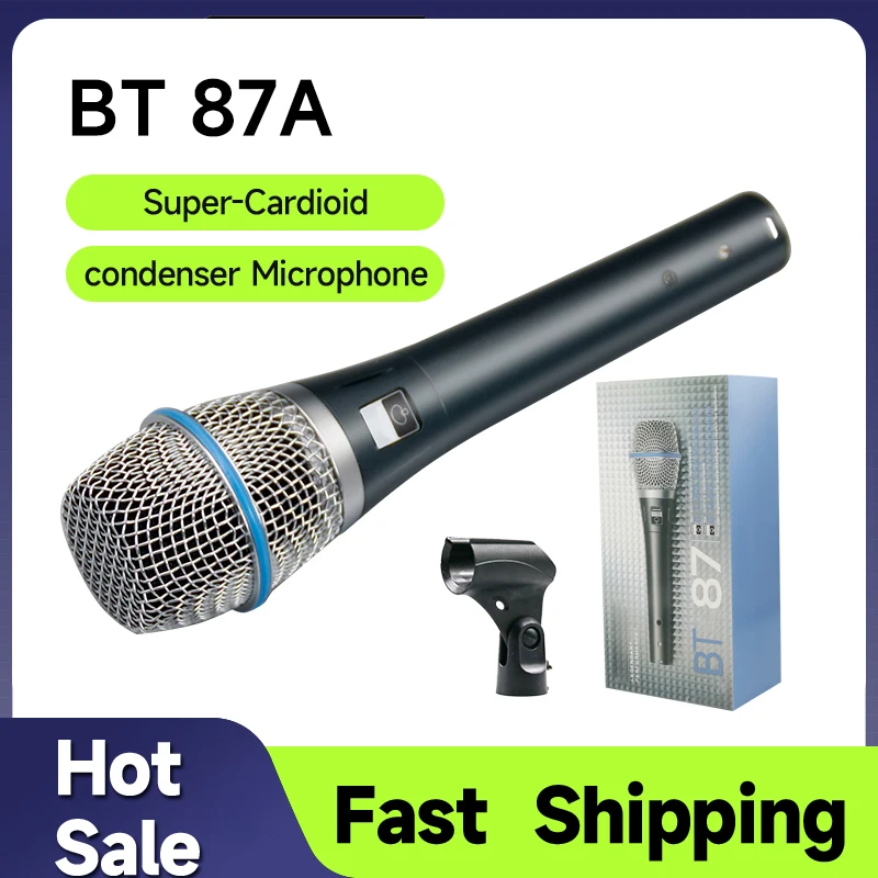 

Top Quality Beta 87A Supercardioid Condenser Microphone & Studio Recording Beta87 Microphone for Music and Studio