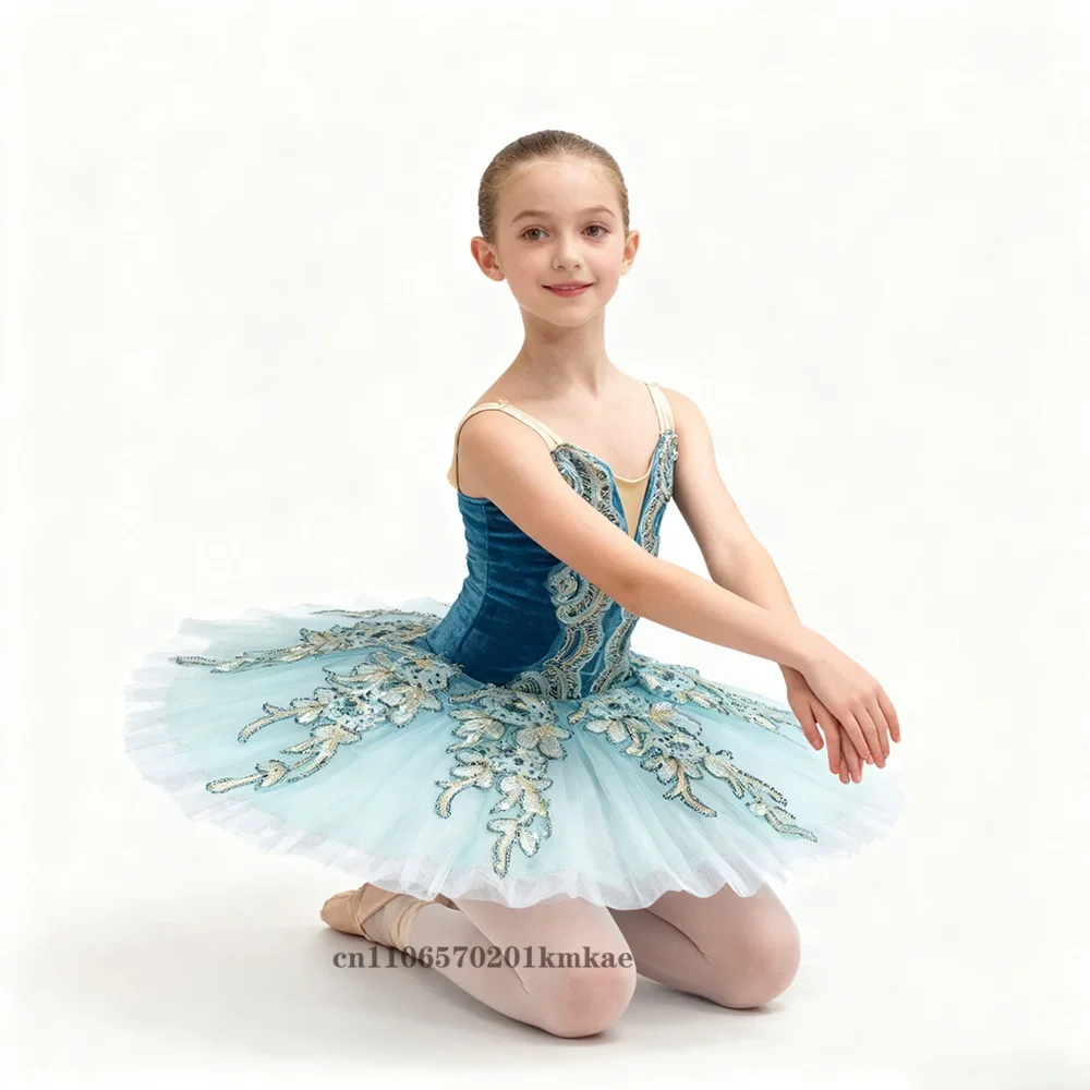 Adult Women Green Nutcracker Costumes High Quality Ballet Tutu Skirt Christmas Stage Performance Party Wear