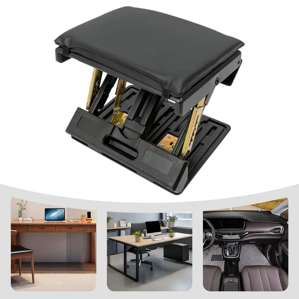 

Foot Rest Stool Ergonomic Adjustable Height Under Desk/Car Comfortable Footstool